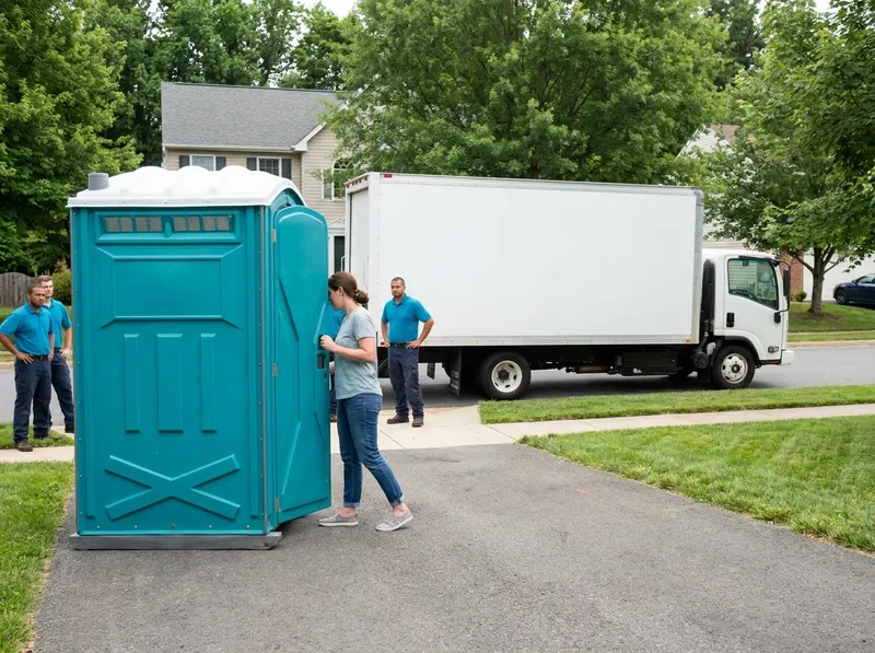 Deluxe Flushing Portable Restrooms in Fredericksburg, VA