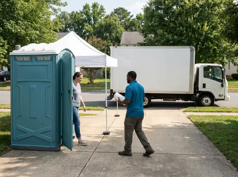 Weekend Event Portable Restroom Rentals in Fredericksburg, VA
